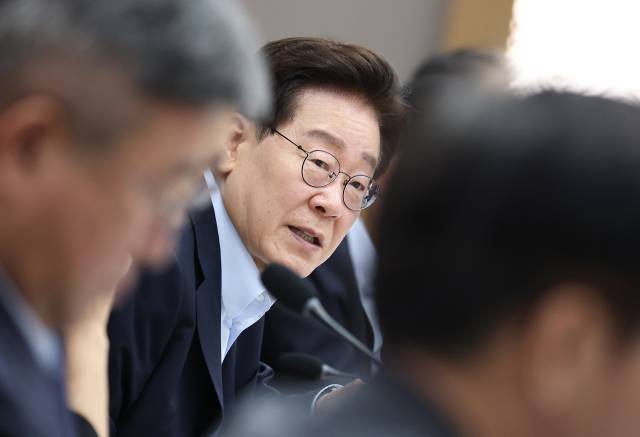 ▲이재명 대통령이 11일 정부세종청사에서 열린 국무회의에서 발언하고 있다. ⓒ연합뉴스