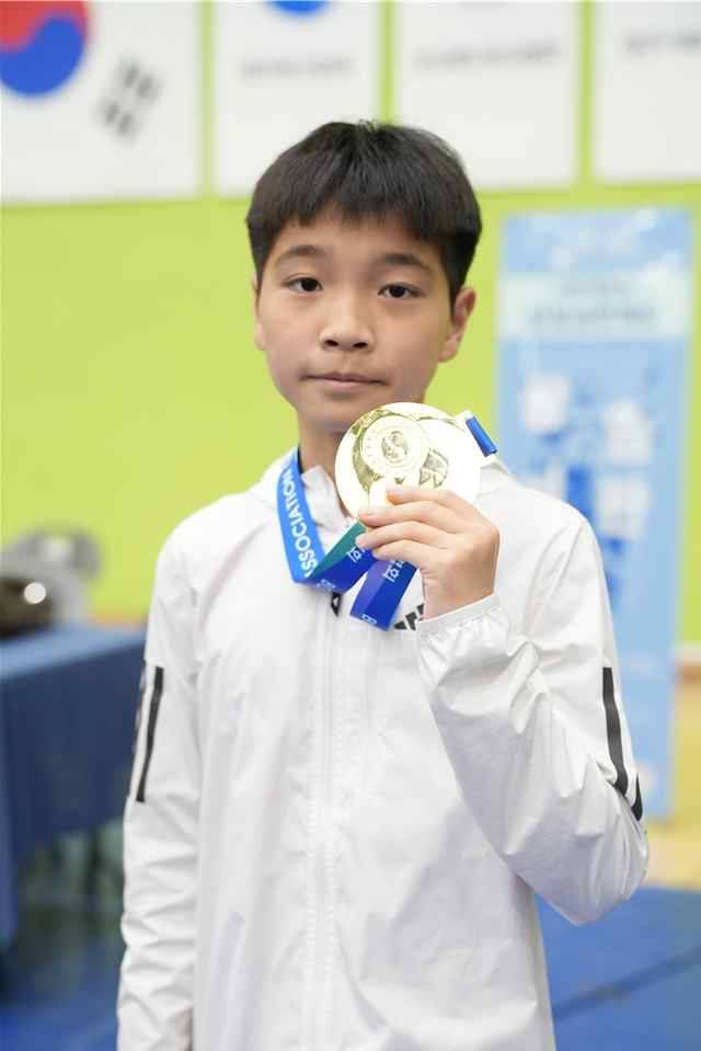 대구 중리중 복싱부의 김현성. 대구시복싱협회 제공