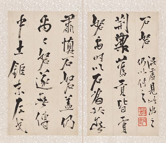 추사 김정희의 ‘석노시첩’(1853년경) <국립중앙박물관>