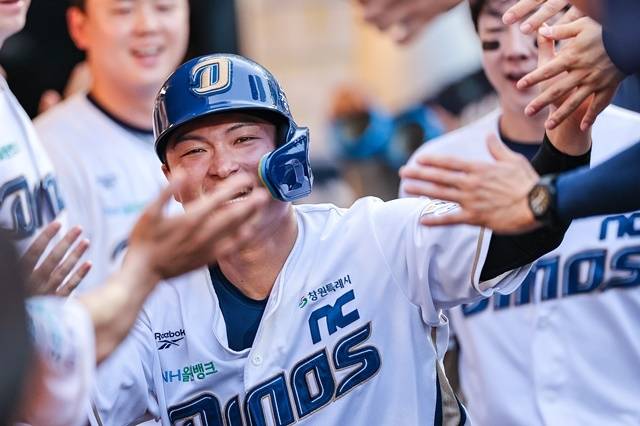 13일 KT전에서 큰 존재감을 뽐낸 안중열. 사진=NC 제공