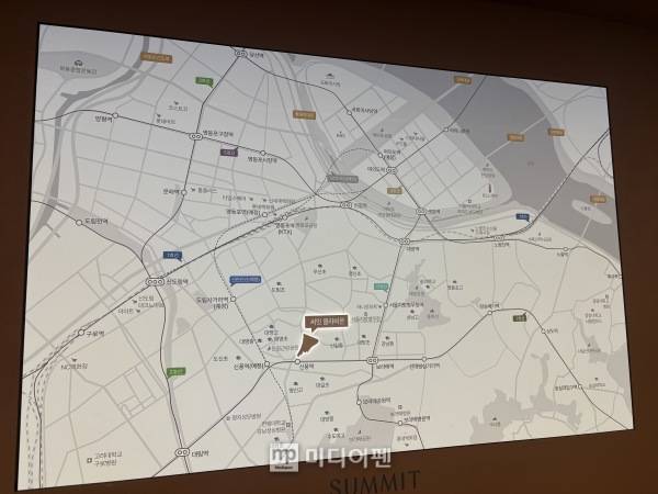 단지 위치도./사진=미디어펜 박소윤 기자