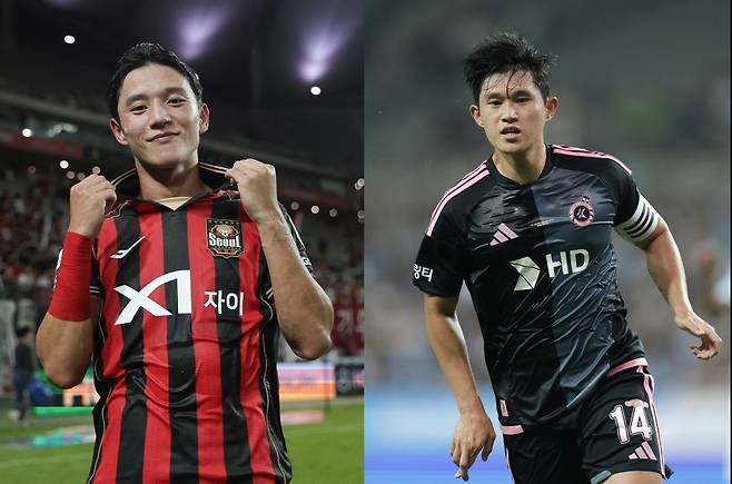 정승원(왼쪽)과 이동경 | 프로축구연맹 제공