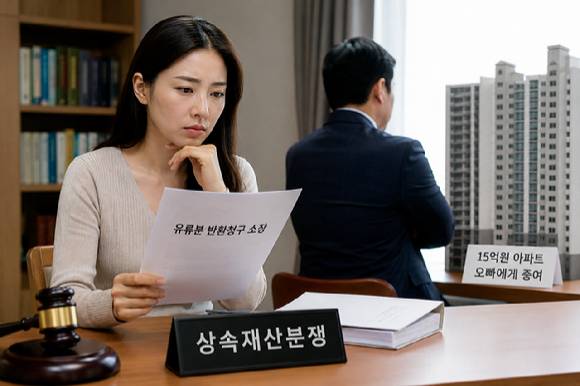 부모가 생전 오빠만 생각해 증여한 15억원 상당 아파트를 '유류분 청구'로 나눠받고자 하는 딸의 사연이 알려졌다. 사진은 챗GPT로 생성한 인공지능(AI) 이미지. [이미지=챗GPT]