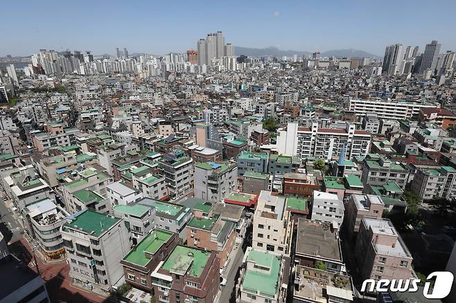 서울 광진구 일대 빌라촌. ⓒ 뉴스1 송원영 기자