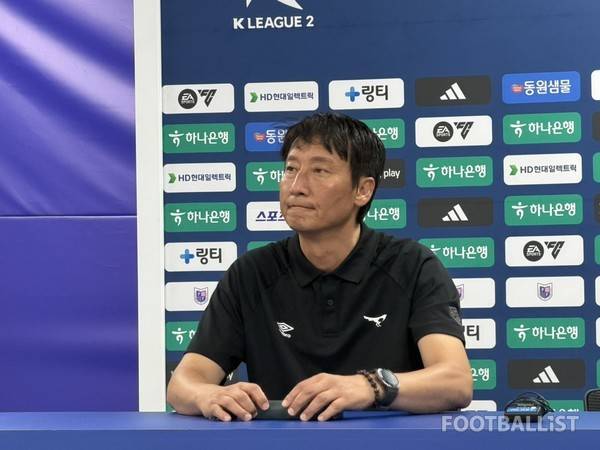 김해운 성남FC 감독. 김희준 기자