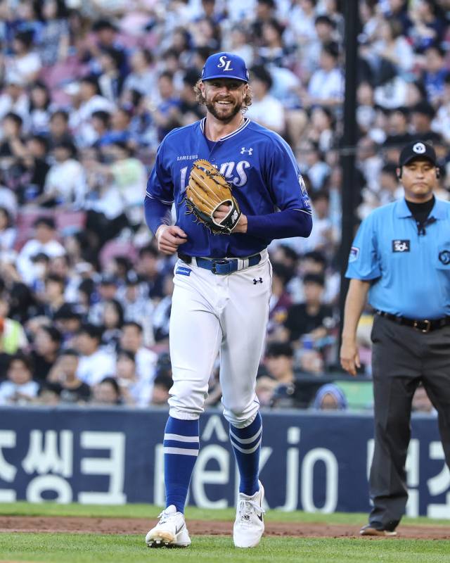 삼성 라이온즈의 크리스 페덱. 삼성 제공