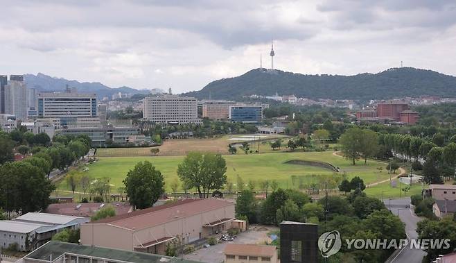 용산 어린이정원 일대.연합뉴스