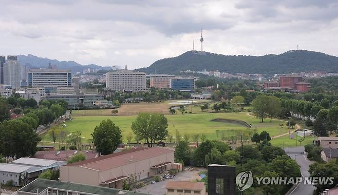용산 어린이정원 일대 [연합뉴스 자료사진]