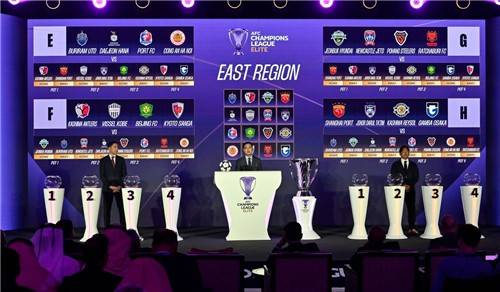ACLE 리그 스테이지 대진 추첨식 [AFC 제공. 재판매 및 DB 금지]