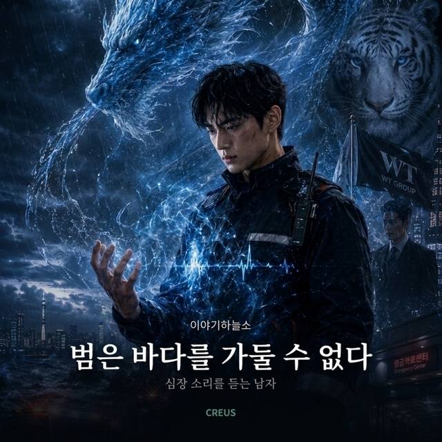 이야기하늘소 작가, 대상작 ‘범은 바다를 가둘 수 없다’ 이미지. (크리어스 제공)