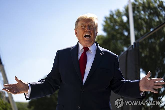 도널드 트럼프 미국 대통령 [EPA=연합뉴스. 재판매 및 DB 금지]