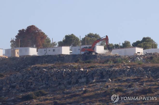 서안 내 이스라엘 정착촌 [EPA=연합뉴스 자료사진 재판매 및 DB 금지]