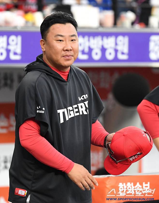 18일 대전 한화생명볼파크에서 열린는 KBO리그 한화와 KIA의 경기. 경기를 준비하고 있는 KIA 이범호 감독. 대전=송정헌 기자songs@sportschosun.com/2026.08.18/