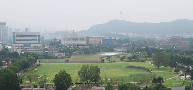 서울 용산구 용산공원 내 용산어린이정원의 모습. /연합뉴스