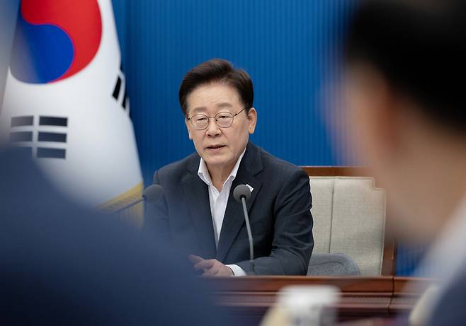 ▲ 이재명 대통령이 21일 청와대에서 열린 국민주권정부 제1차 반부패정책협의회에서 발언하고 있다. 연합뉴스