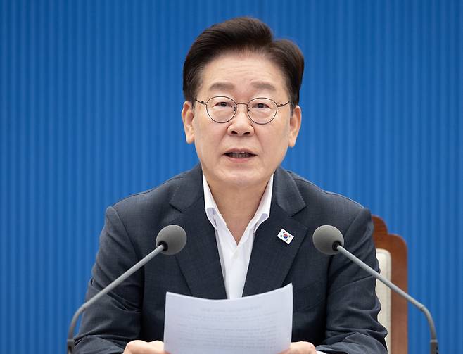 이재명 대통령 거제 통영 특별재난지역 선포