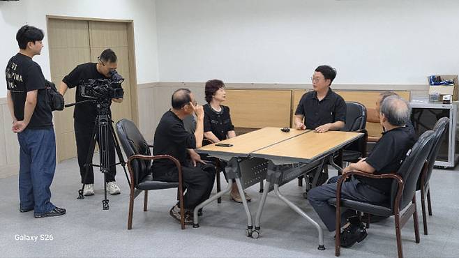 서산 해미면 소음피해지역 주민들은 20일 해미면 행정복지센터에서 가칭 '광주공항 분산배치 대책추진위원회' 회의를 개최했다.(사진=독자 제공)
