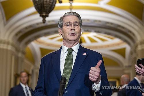 스콧 베선트 미국 재무장관 [EPA=연합뉴스 자료사진. DB 및 재판매 금지]