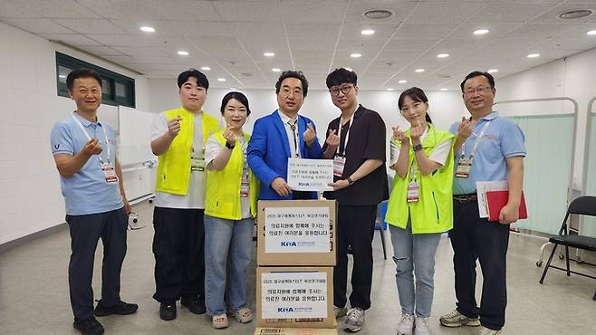 ▲ 대구시의사회가 세계마스터즈육상대회 기간 동안 회원 의사 32명을 주요 경기장과 경기 구간에 배치해 공식 의무지원에 나선다. 대구시의사회 제공