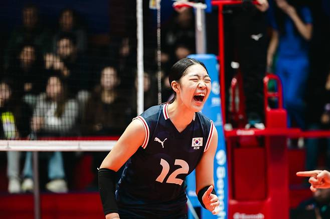 U-17 대표팀 미들블로커 최민주. 사진=FIVB 