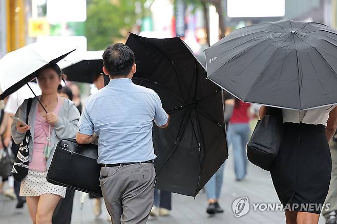 날씨가 오락가락 [연합뉴스 자료사진]