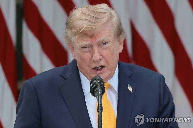 트럼프 대통령 [로이터=연합뉴스. 재판매 및 DB 금지]