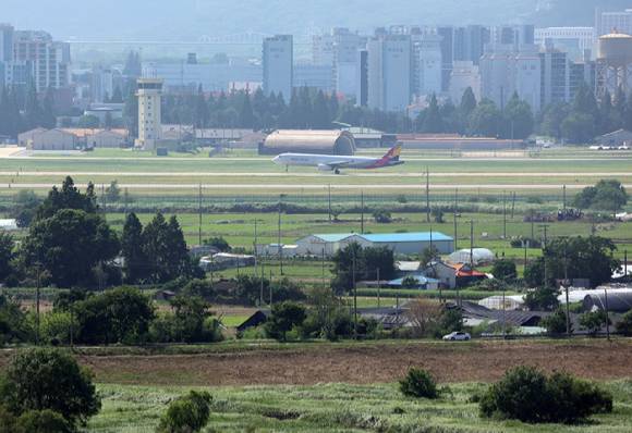 광주 군공항, 반도체 클러스터 예정 부지 [사진=연합뉴스]