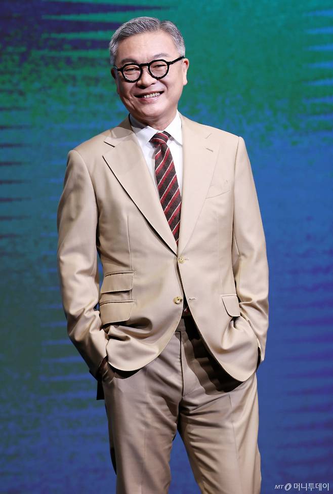 배우 김의성. 사진은 2025년 7월8일 서울 영등포구 콘래드 호텔에서 진행된 디즈니+ 드라마 '파인: 촌뜨기들' 제작발표회 /사진=머니투데이 사진DB