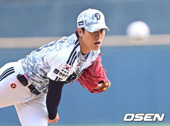 두산 투수 박신지 / OSEN DB