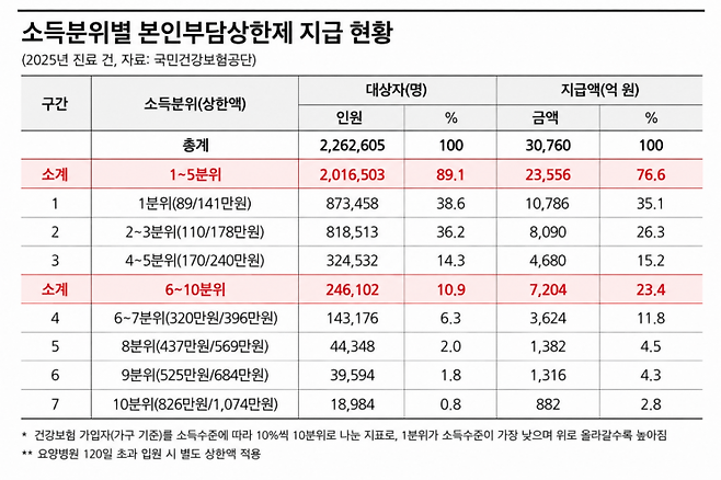 본인부담상한제 실제 사례