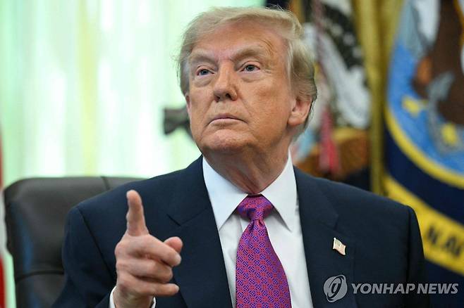 트럼프 대통령 [AFP=연합뉴스. 재판매 및 DB 금지]