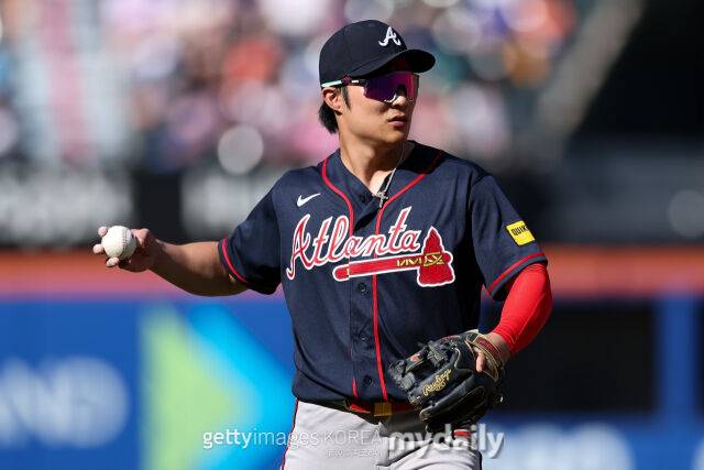 MLB 애틀랜타에서 뛰고 있는 김하성이 2일(한국시각) 열린 워싱턴과 원정 경기에 유격수 겸 9번 타자로 선발 출전했다. 그는 이날 3타수 3안타를 기록했다./게티이미지코리아