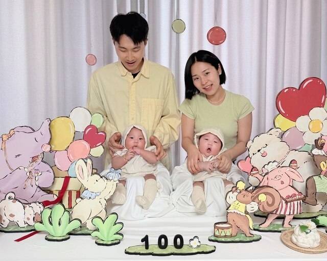 김신영 아워홈 책임 가족. 한화M&S에서 이달 기준 ‘육아동행지원금’을 받은 직원이 총 513가정으로 집계됐다. 한화M&S 제공.