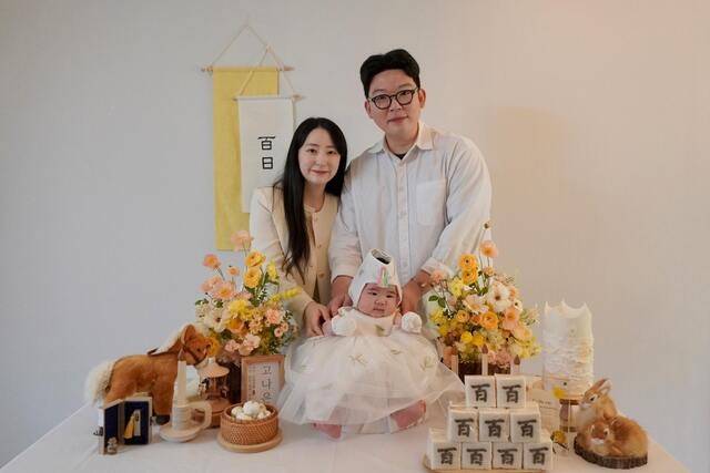 금지수 한화비전 사원 가족. 한화M&S 제공.