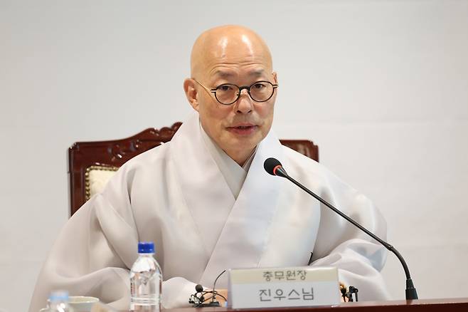 조계종 총무원장 진우스님 / 사진=연합뉴스