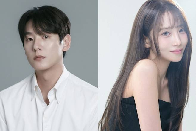 왼쪽부터 배우 곽시양, 러블리즈 유지애. 각 소속사 제공