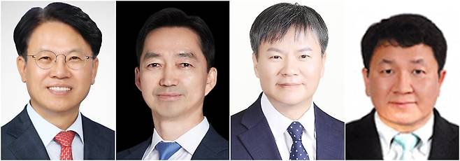 초대 중대범죄수사청장 후보인 김관정 변호사(왼쪽부터), 김지용 변호사, 문홍주 변호사, 이윤제 명지대 법학과 교수. /연합뉴스