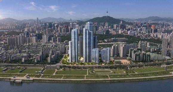 한강맨션 재건축 조감도 [사진=용산구]