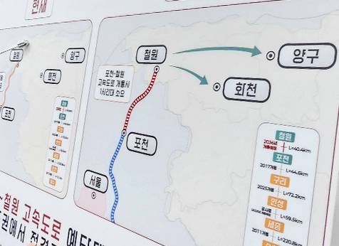 철원∼포천 고속도로 [연합뉴스 자료사진]