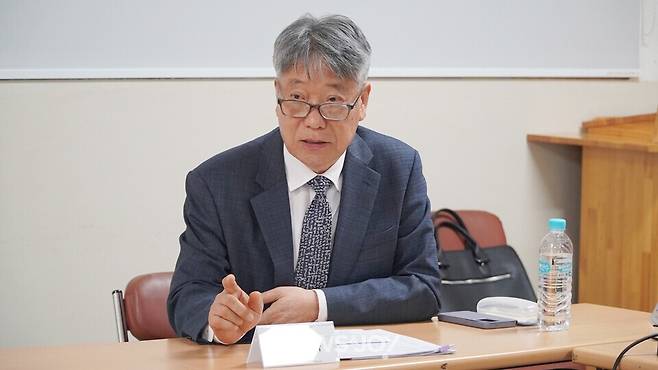 총회개혁을위한비상대책위원회 위원장 김지한 목사. 뉴스앤조이 엄태빈
