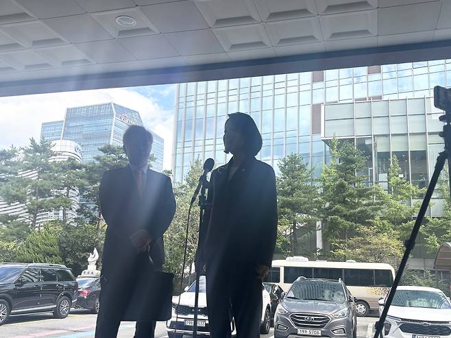 이진숙 국민의힘 의원 [촬영 조현영]