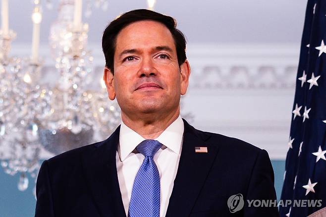 마코 루비오 미 국무부 장관 [AP=연합뉴스. 재판매 및 DB 금지]