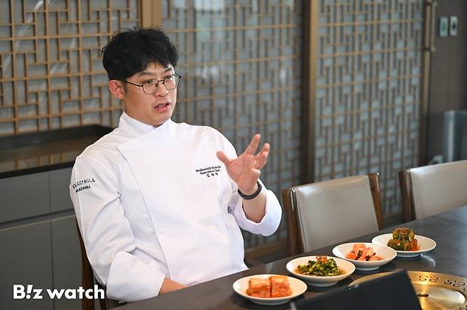 김재학 워커힐 김치조리장/사진=이명근 기자 qwe123@