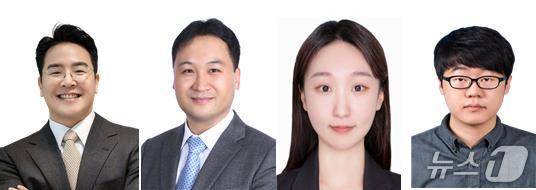 고려대 바이오의공학부 유용상 교수(왼쪽부터), KU-KIST 융합대학원 김명기 교수, 우현빈 박사과정생, 김태현 박사후연구원.(고려대 제공)