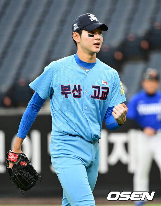 [OSEN=조은정 기자] 부산고 하현승 2026.06.08 /cej@osen.co.kr