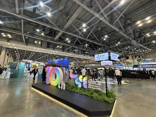 ‘2026 월드 스마트시티 엑스포(WSCE 2026)’ 내부 전경.(천상우 1000tkddn@)