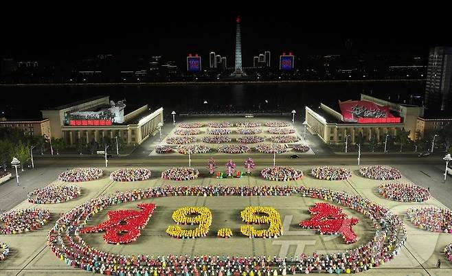 (평양 노동신문=뉴스1) = 북한 노동당 기관지 노동신문은 지난 8일 평양에서 정권 수립 78주년 기념 시가행진과 경축야회가 열렸다고 9일 보도했다. [국내에서만 사용가능. 재배포 금지. DB 금지. For Use Only in the Republic of Korea. Redistribution Prohibited] rodongphoto@news1.kr