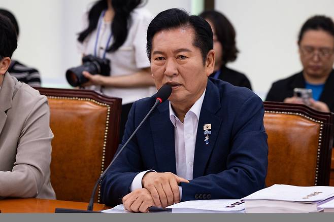 더불어민주당 정청래 의원. 뉴스1
