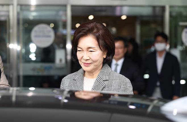 홍라희 리움미술관 명예관장. 연합뉴스