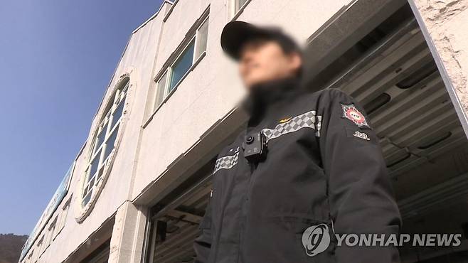 경찰 바디캠 본 기사 내용과 관련 없음. [연합뉴스TV 제공]